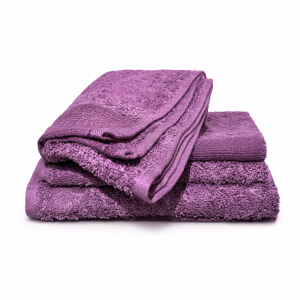 Premium Luxury Cotton Bath Towel Set – Soft & Absorbent (Purple)