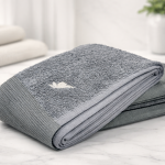 Premium Cotton Grey Bath Towel – Ultra Soft & Highly Absorbent